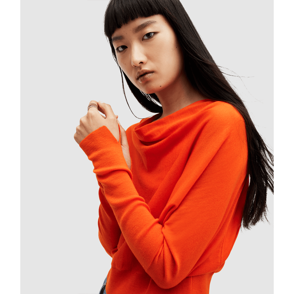 All saints deals ridley cowl dress